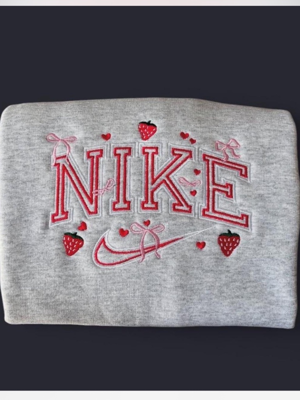 Nike Strawberry Embroidered Sweater
